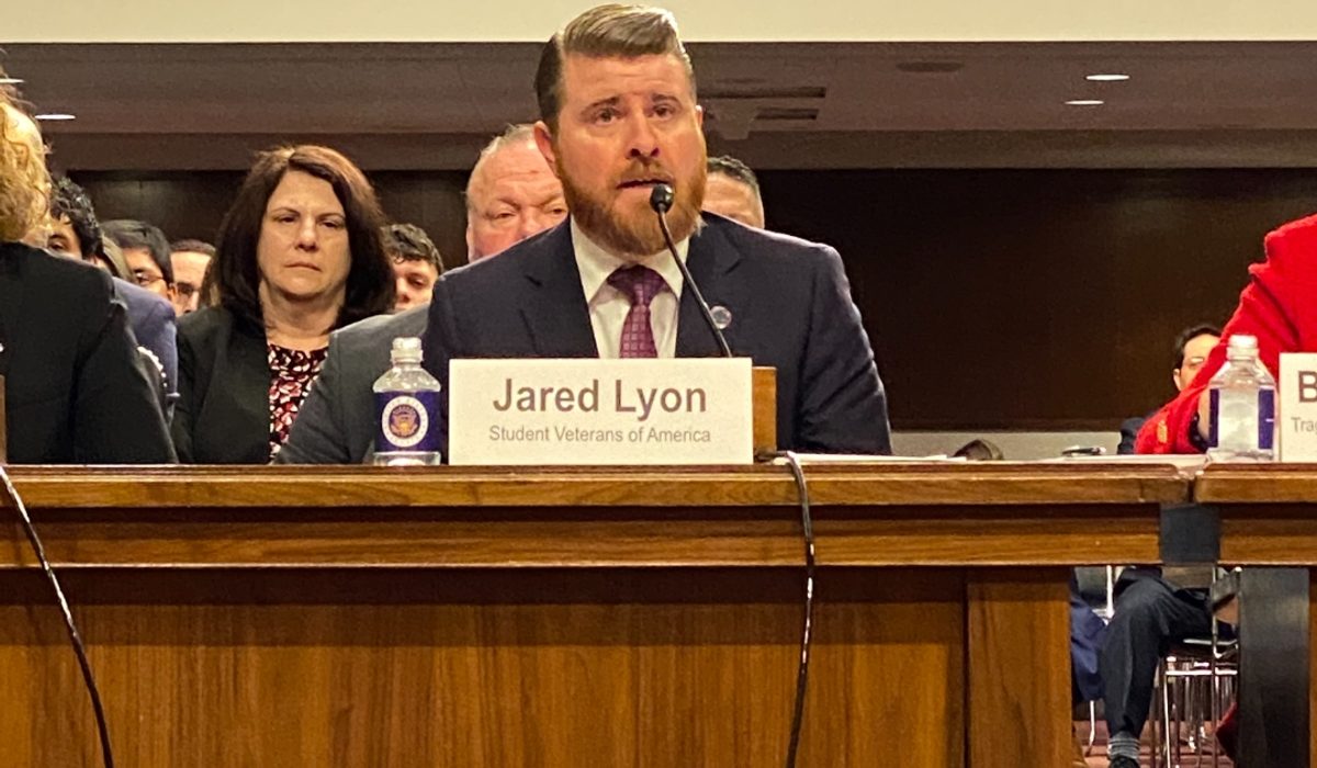 Testifying before Congress on SVA's federal policy agenda